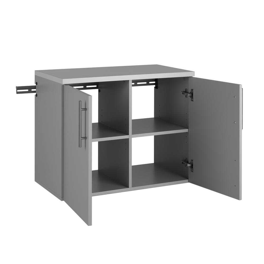 HangUps Base Storage Cabinet, Light Gray. Picture 5