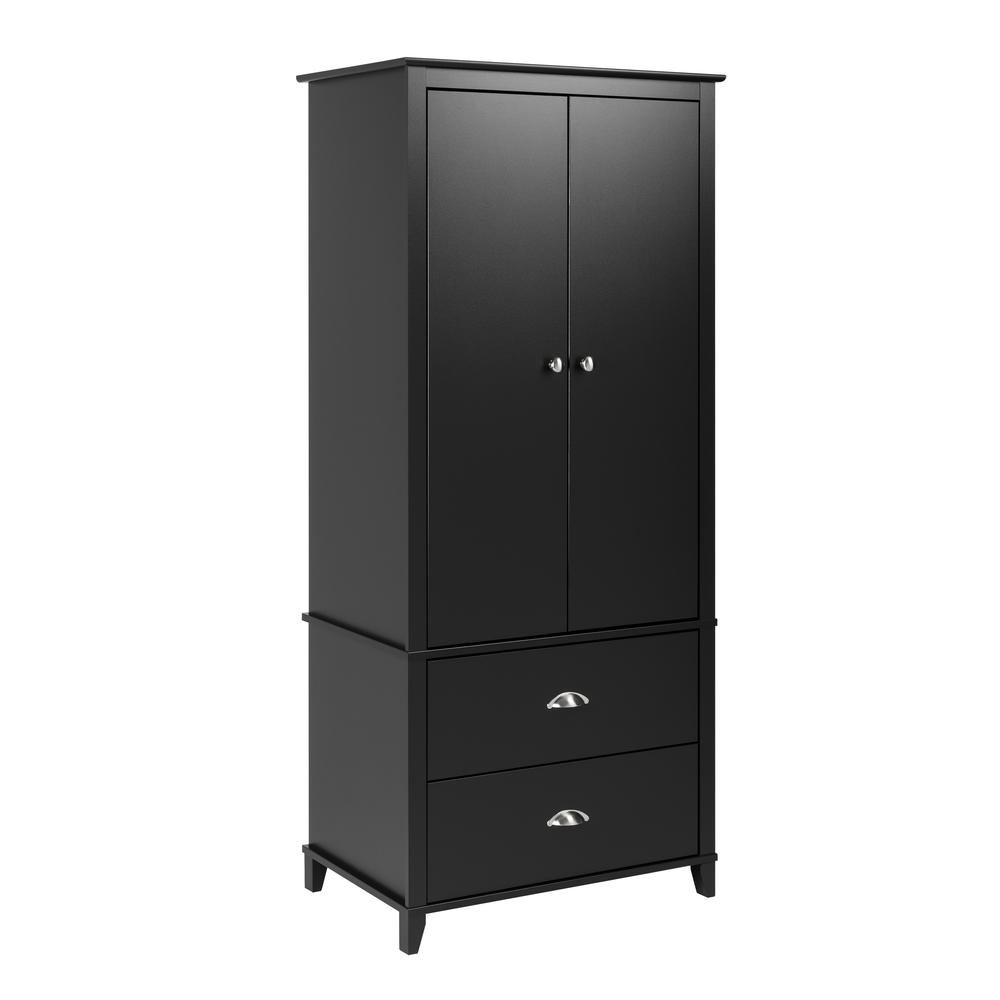 Yaletown Armoire, Black. Picture 6