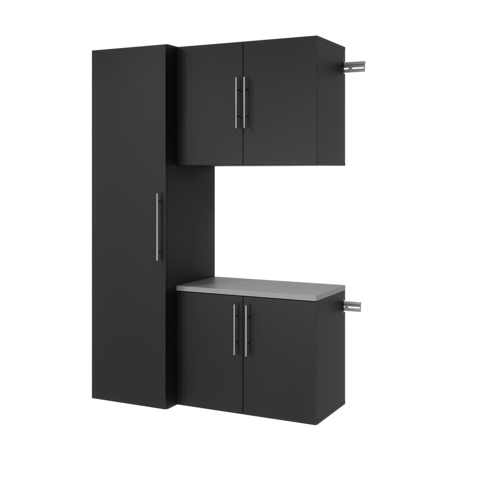 Black HangUps Work Storage Cabinet Set S - 3pc. Picture 1