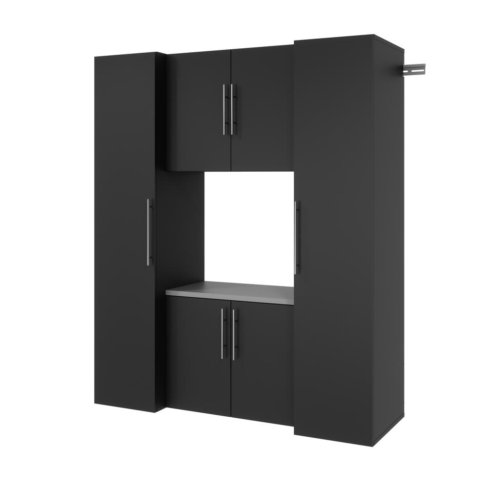 Black HangUps Work Storage Cabinet Set T - 4pc. Picture 9