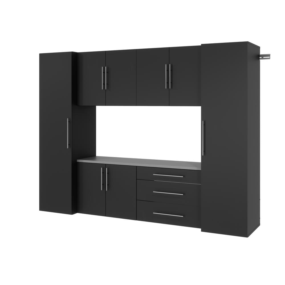 Black HangUps Work Storage Cabinet Set U - 6pc. Picture 10