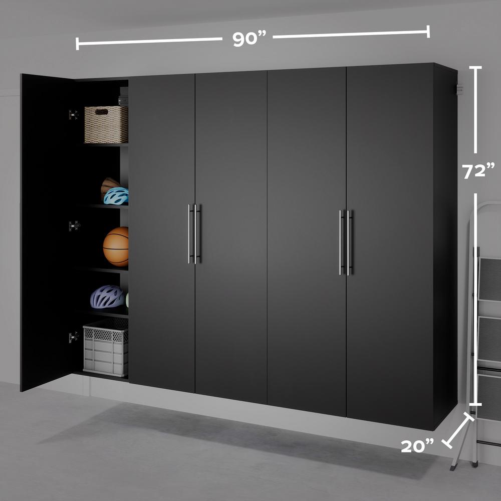 Black HangUps Storage Cabinet Set M - 3pc. Picture 9