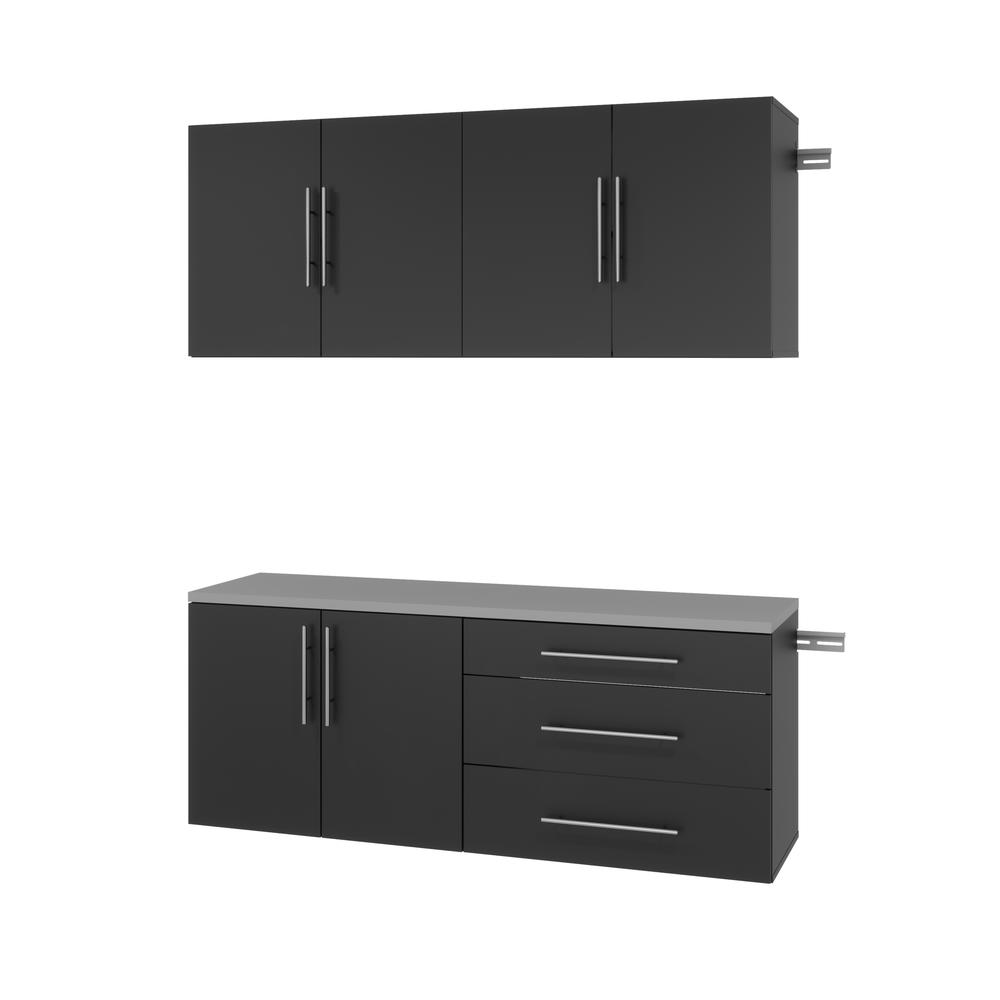 Black HangUps Work Storage Cabinet Set O - 4pc. Picture 18