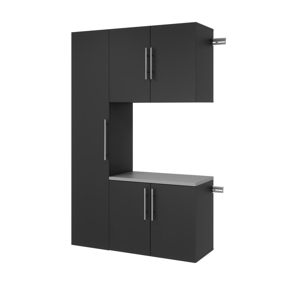 Black HangUps Work Storage Cabinet Set P - 3pc. Picture 13