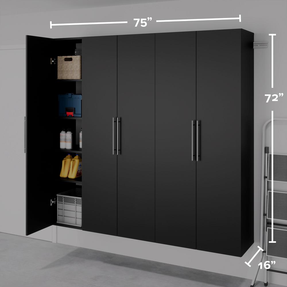 Black HangUps Work Storage Cabinet Set R - 3pc. Picture 14