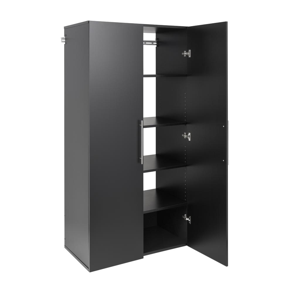 HangUps 36" Large Storage Cabinet, Black. Picture 5