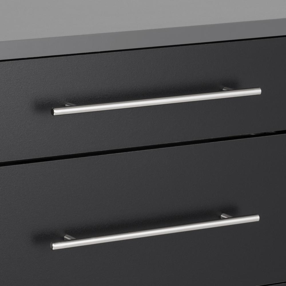 HangUps 3-Drawer Base Storage Cabinet, Black. Picture 7
