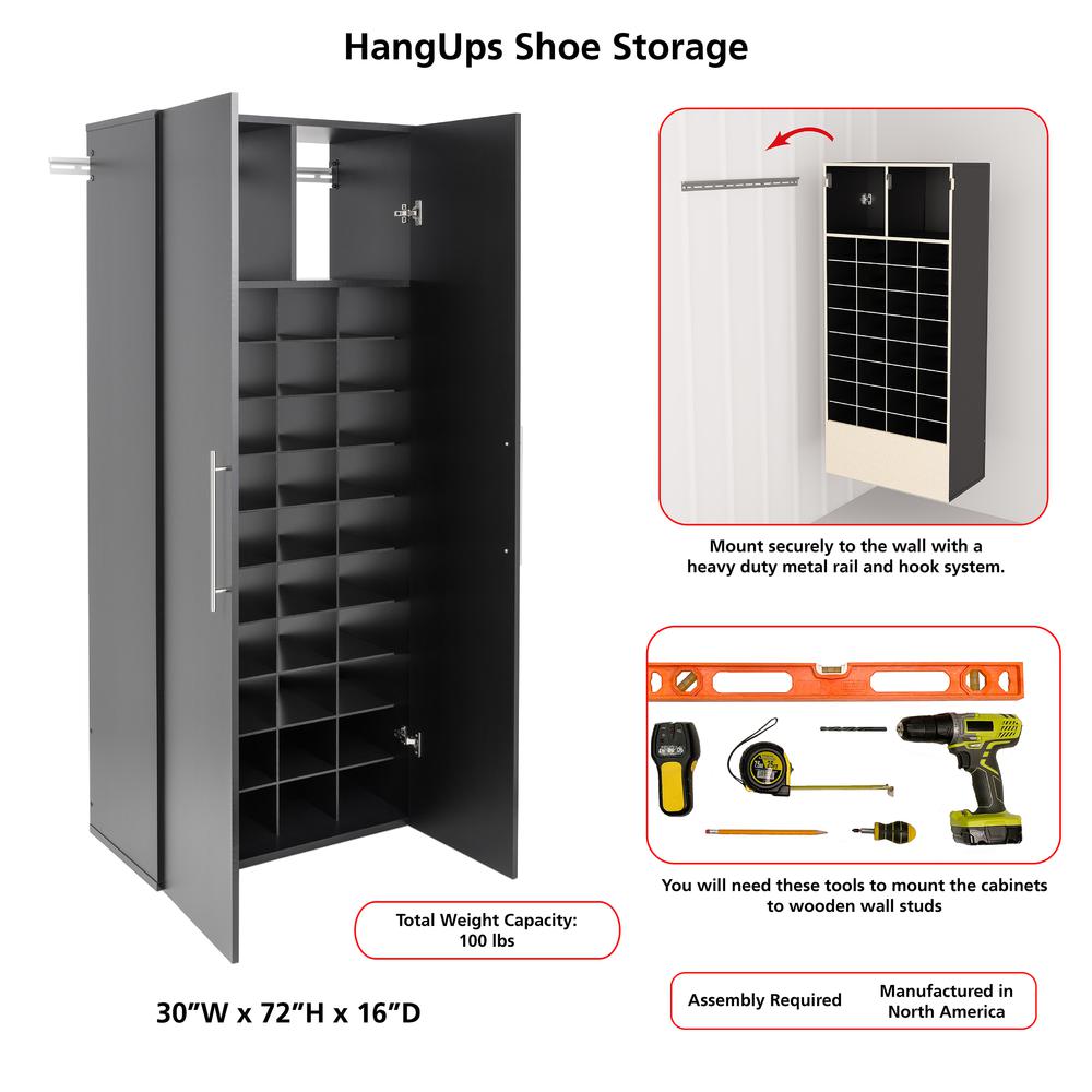 HangUps Shoe Storage, Black. Picture 11