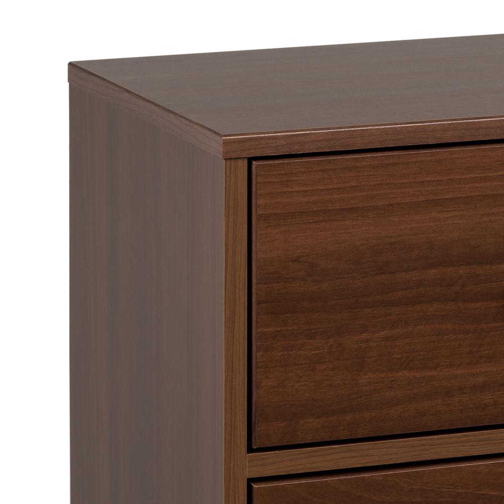 Prepac Milo Mid Century Modern 7-Drawer Dresser, Cherry. Picture 9