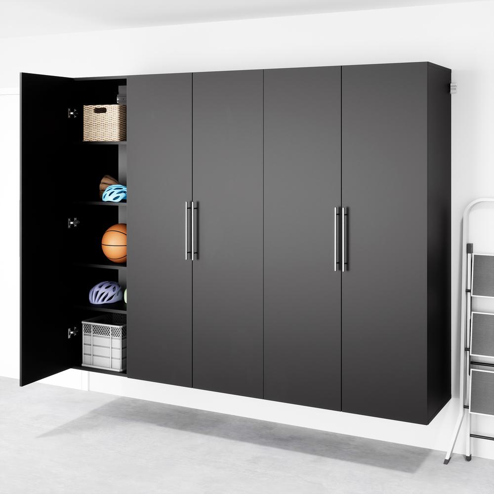 HangUps 18 inch Narrow Storage Cabinet, Black. Picture 21