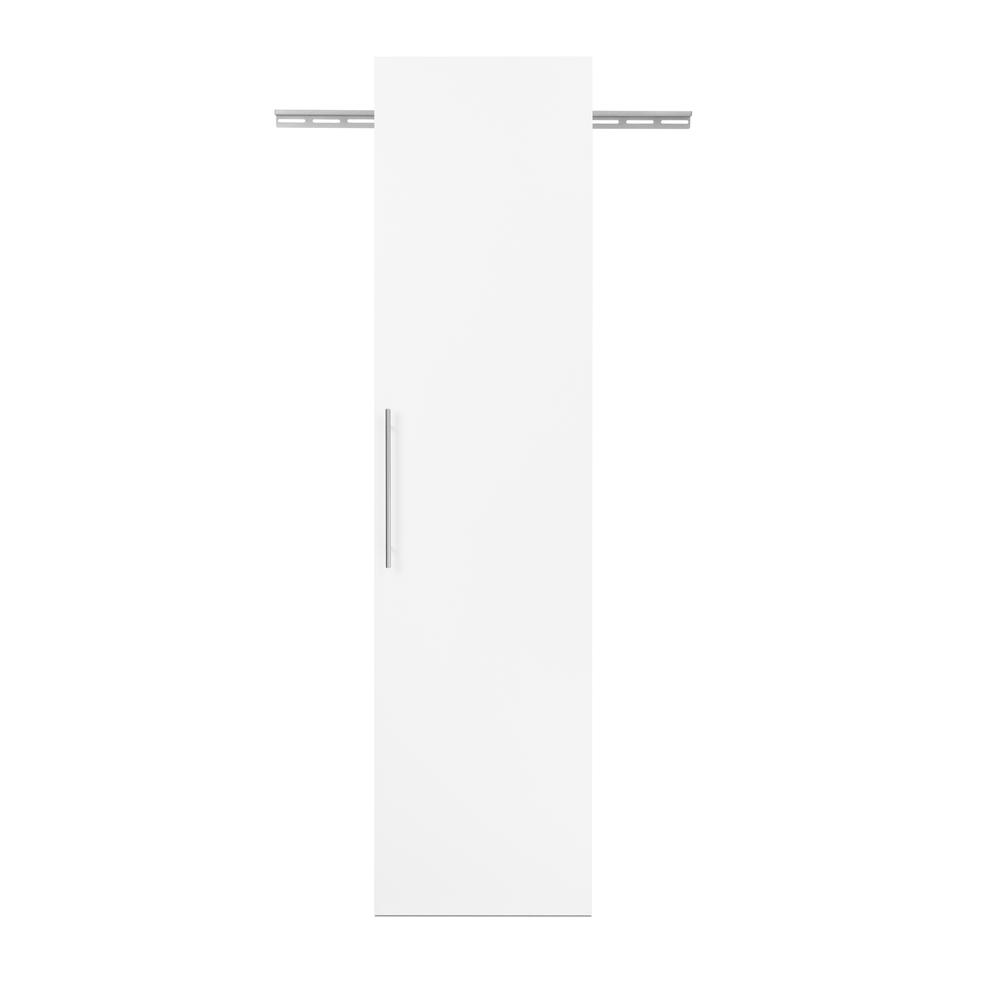 HangUps 18 inch Narrow Storage Cabinet, White. Picture 3