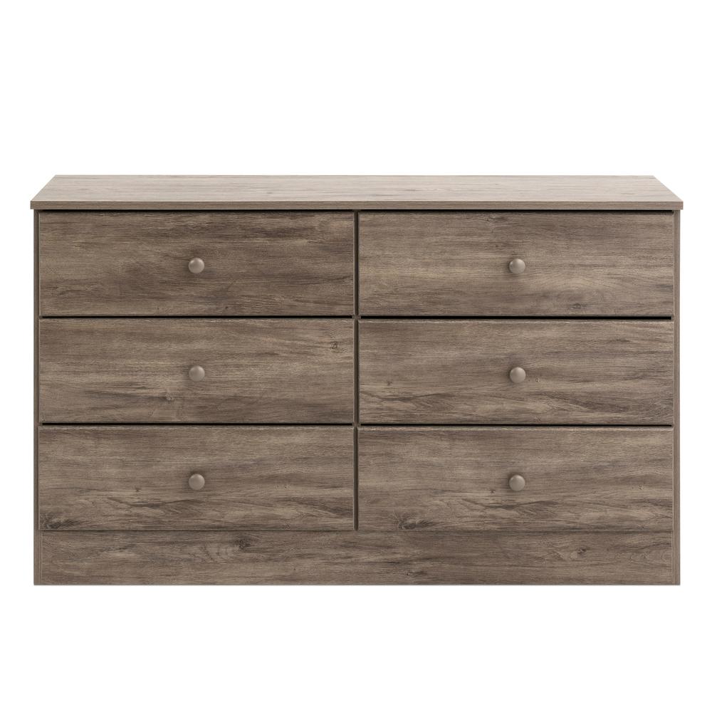 Astrid 6-Drawer Dresser, Drifted Gray. Picture 2
