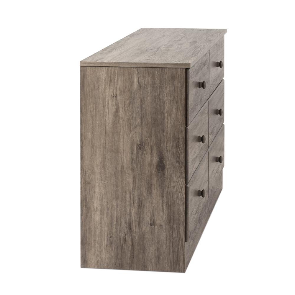 Astrid 6-Drawer Dresser, Drifted Gray. Picture 4