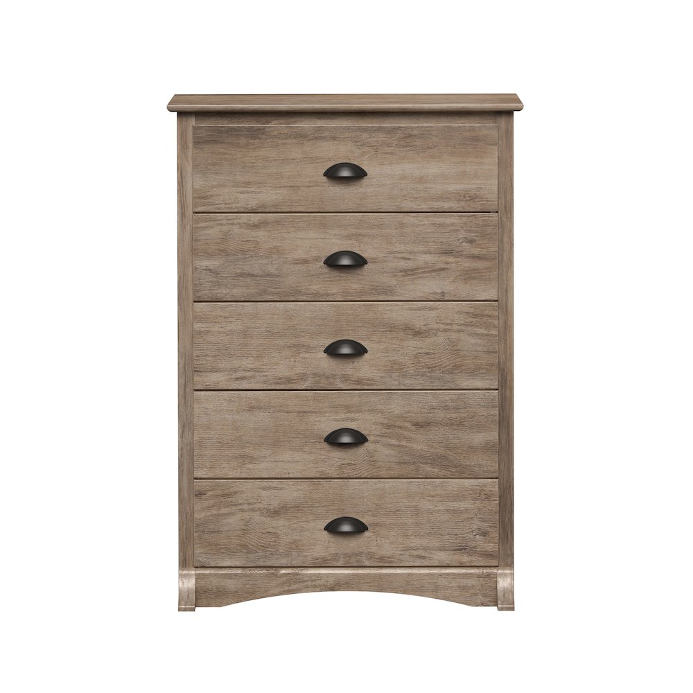 Salt Spring 5-Drawer Chest in Drifted Gray. Picture 2