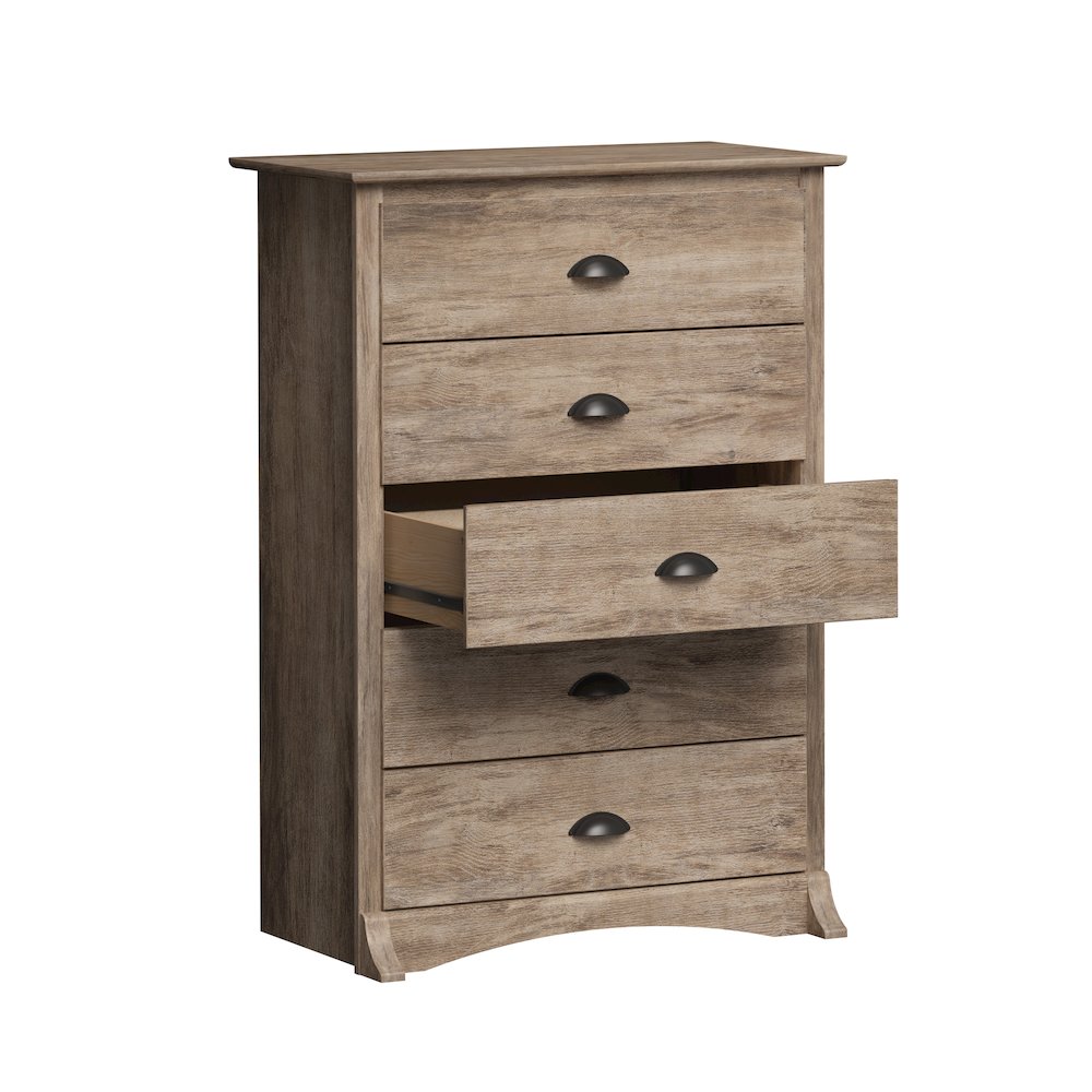 Salt Spring 5-Drawer Chest in Drifted Gray. Picture 12