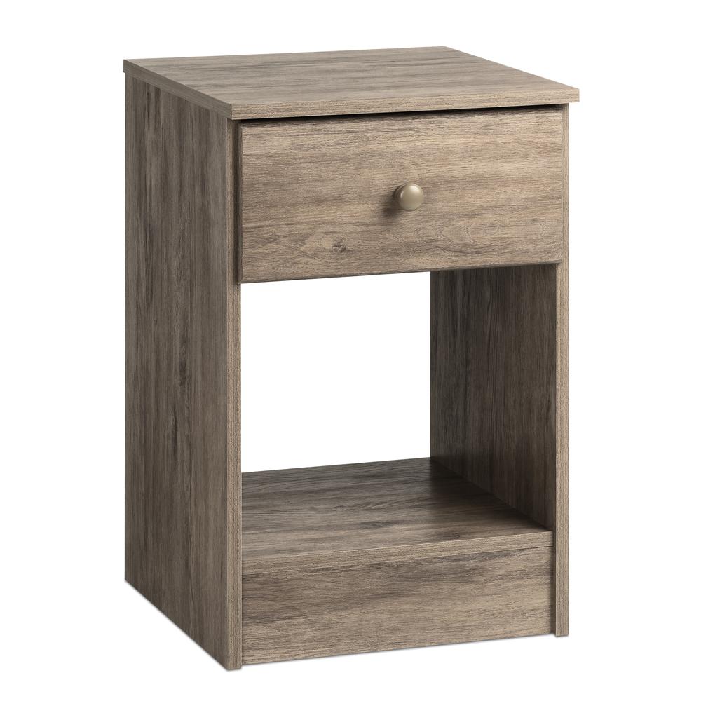 Astrid Tall 1-Drawer Nightstand, Drifted Gray. Picture 3