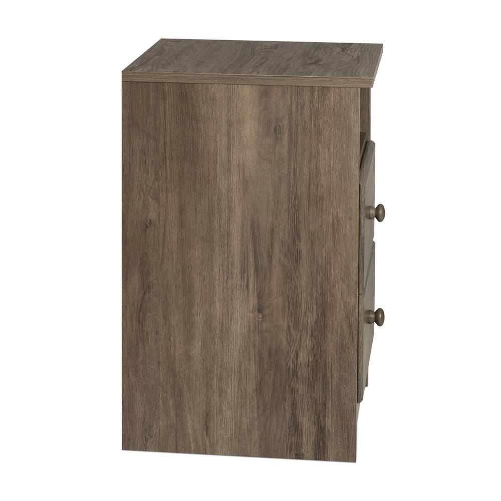 Astrid 2-Drawer Nightstand, Drifted Gray. Picture 4