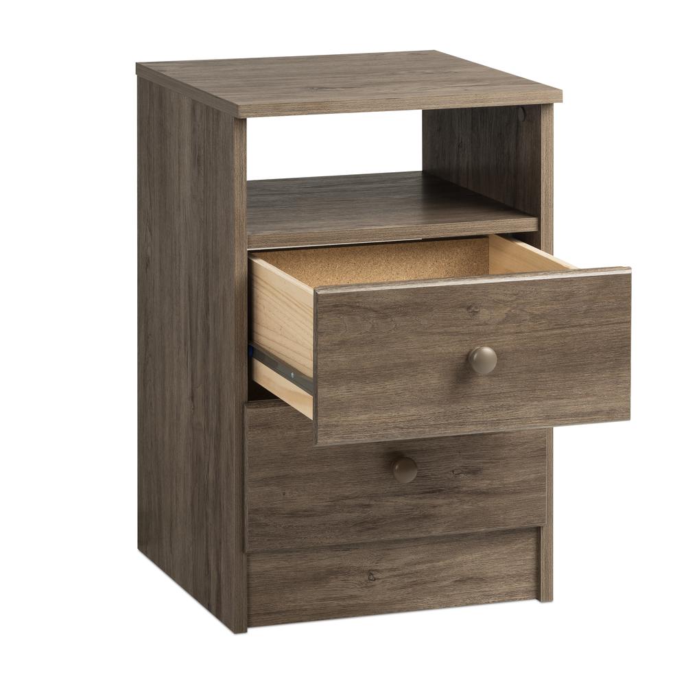 Astrid 2-Drawer Nightstand, Drifted Gray. Picture 5
