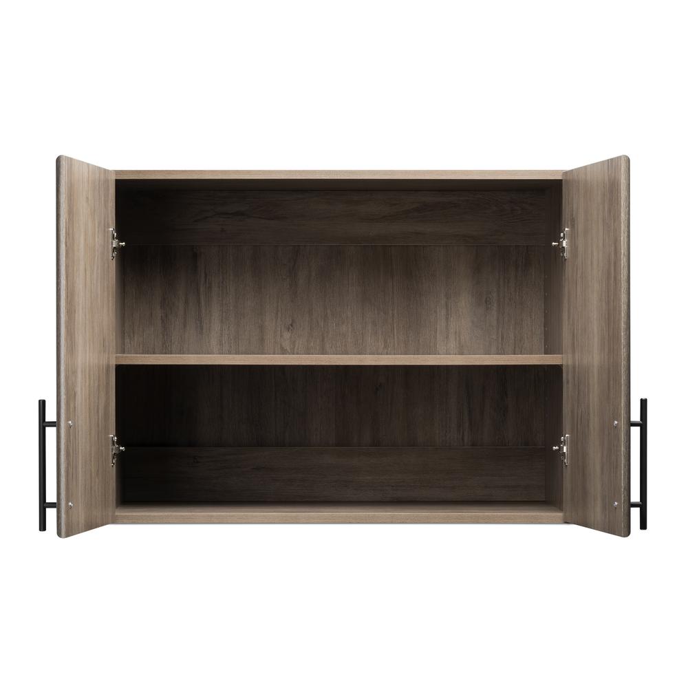 Elite 32 inch Wardrobe Cabinet, Gray. Picture 13