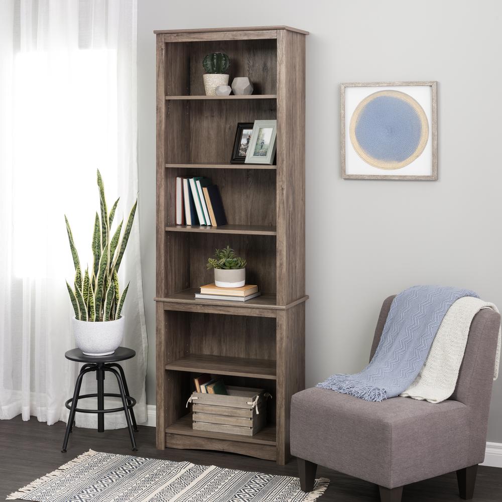 Tall Bookcase, Drifted Gray. Picture 10