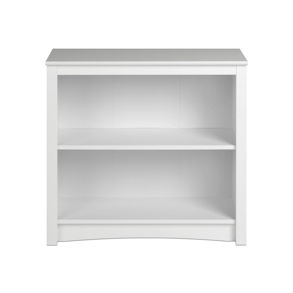 2-shelf Bookcase, White. Picture 1