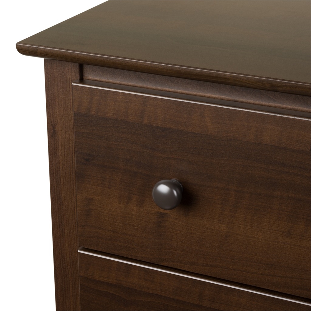 Fremont 1-drawer Tall Nightstand, Espresso. Picture 3