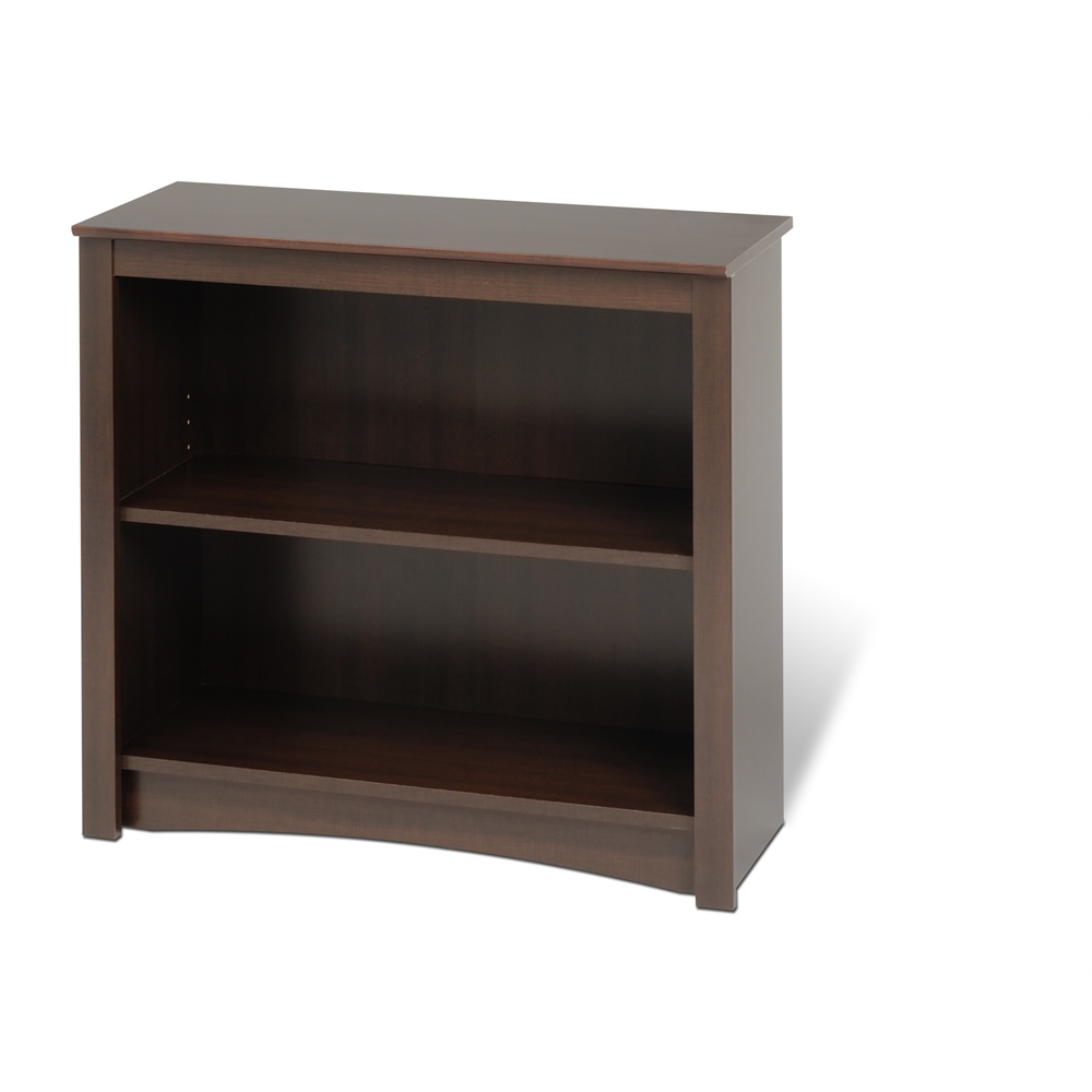 Espresso 2-shelf Bookcase. Picture 2