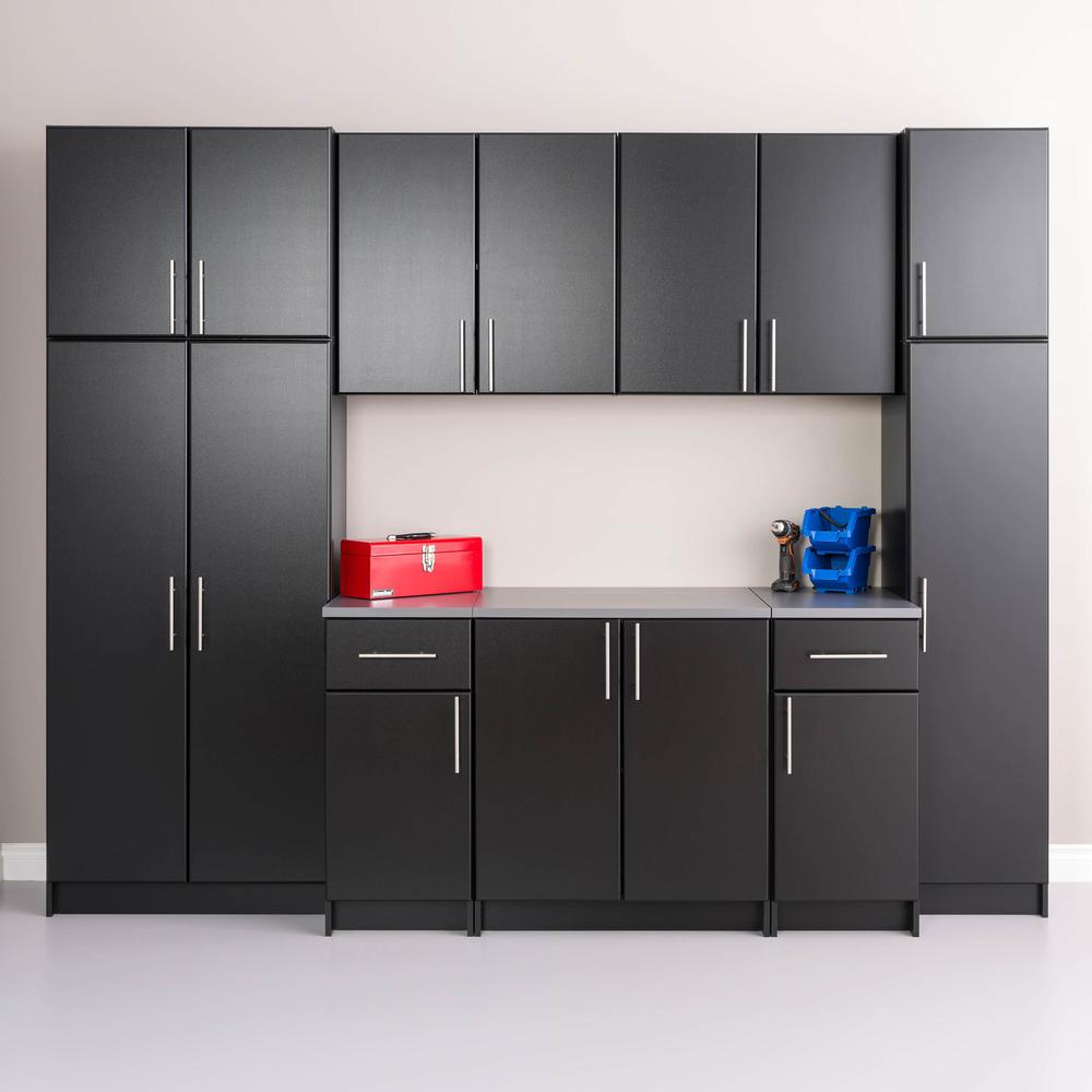 Elite 32” Wall Cabinet, Black. Picture 12