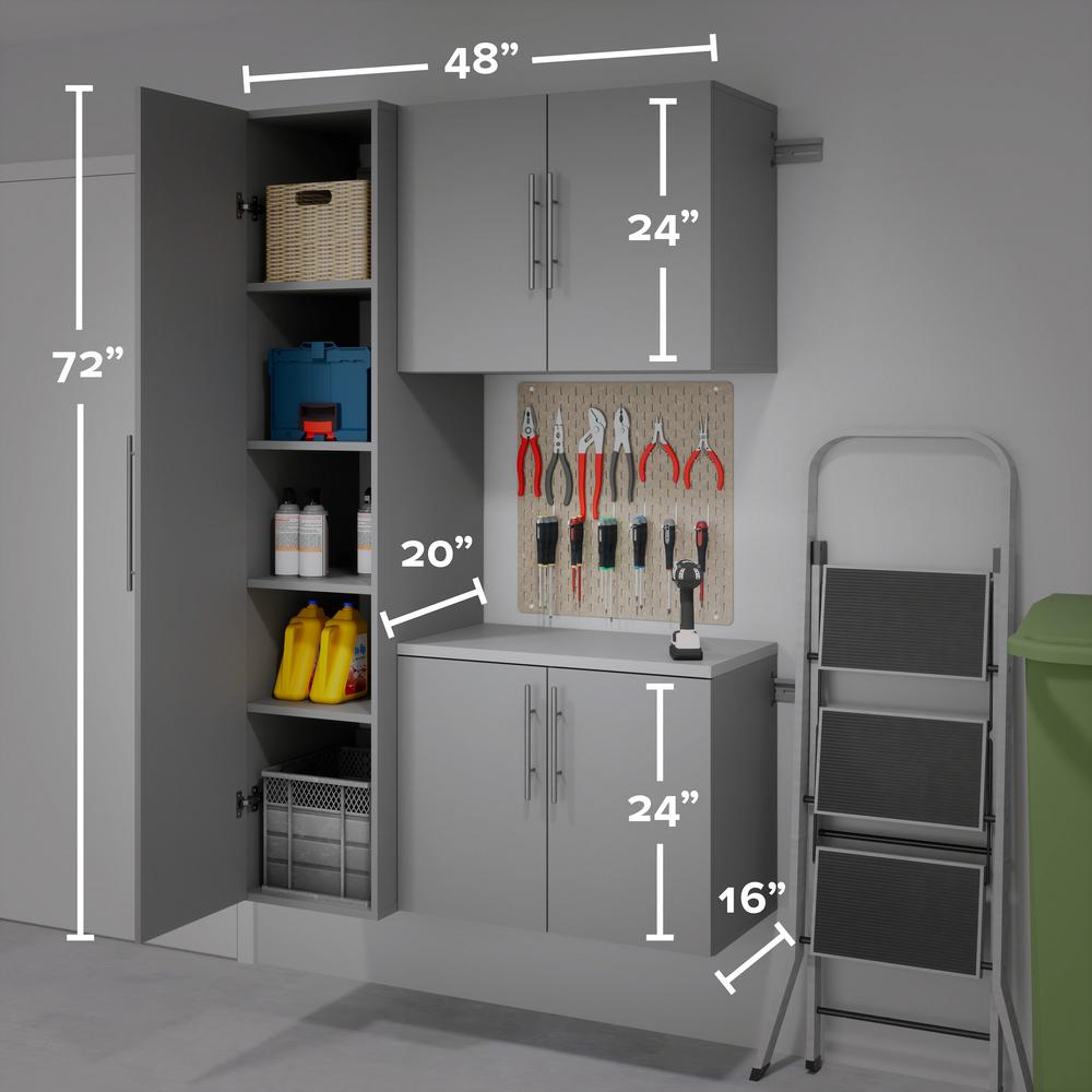 Gray HangUps Work Storage Cabinet Set S - 3pc. Picture 6