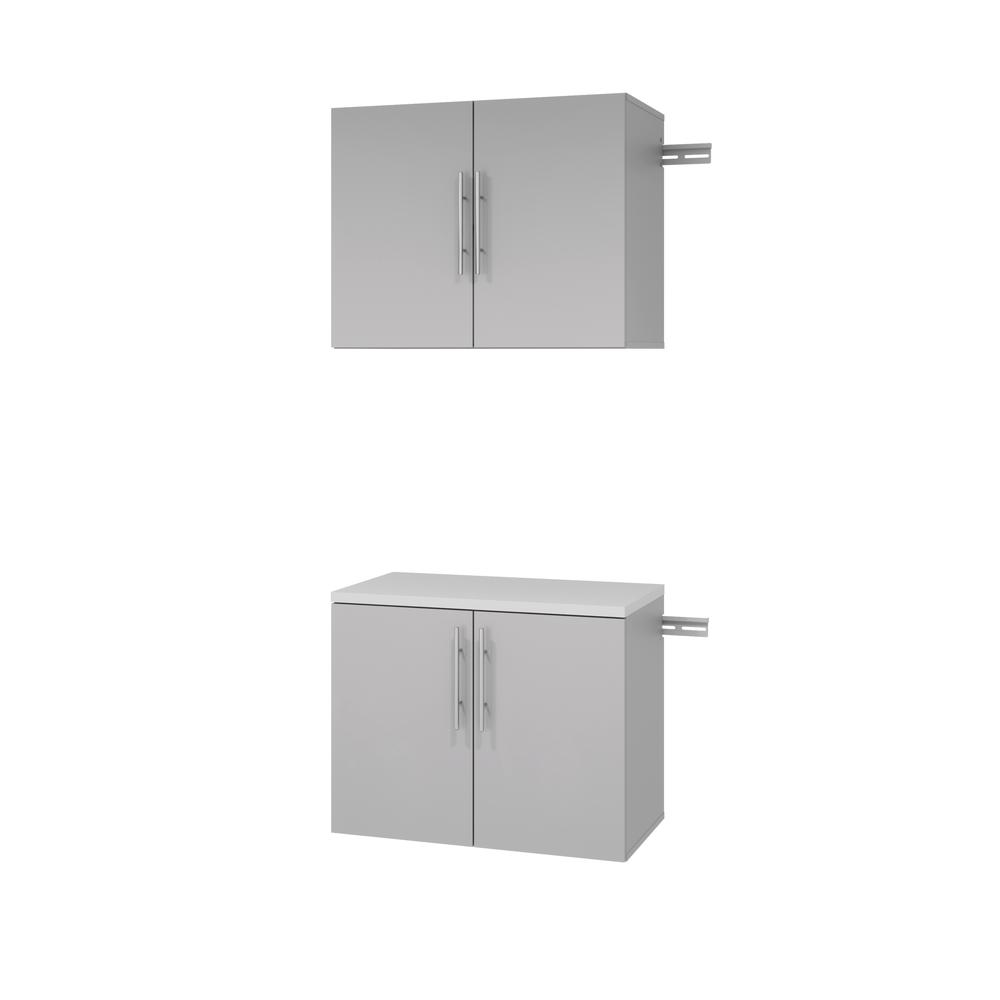 Gray HangUps Work Storage Cabinet Set N -2pc. Picture 11