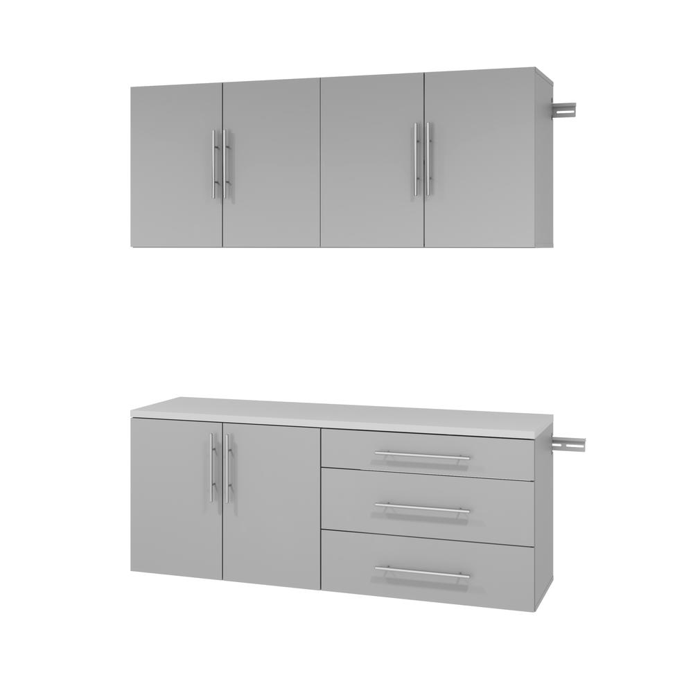 Gray HangUps Work Storage Cabinet Set O - 4pc. Picture 14