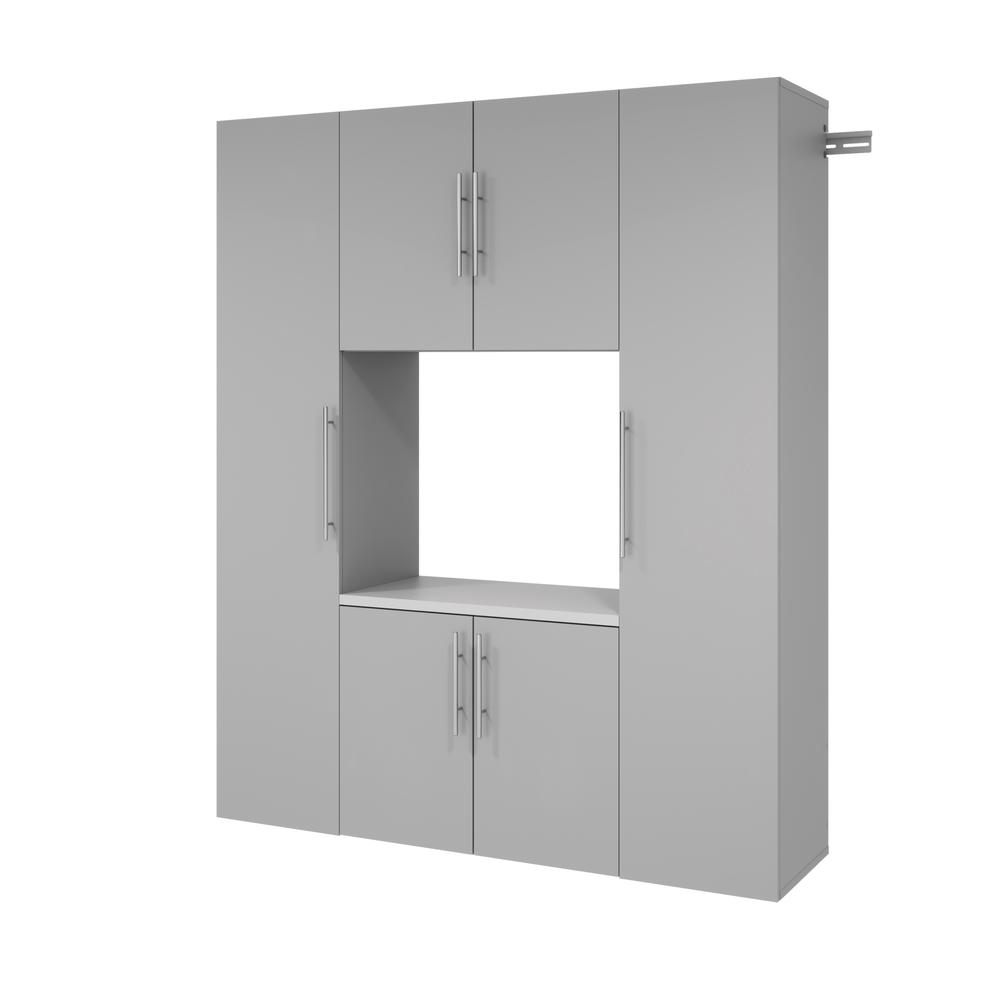 Gray HangUps Work Storage Cabinet Set Q - 4pc. Picture 14