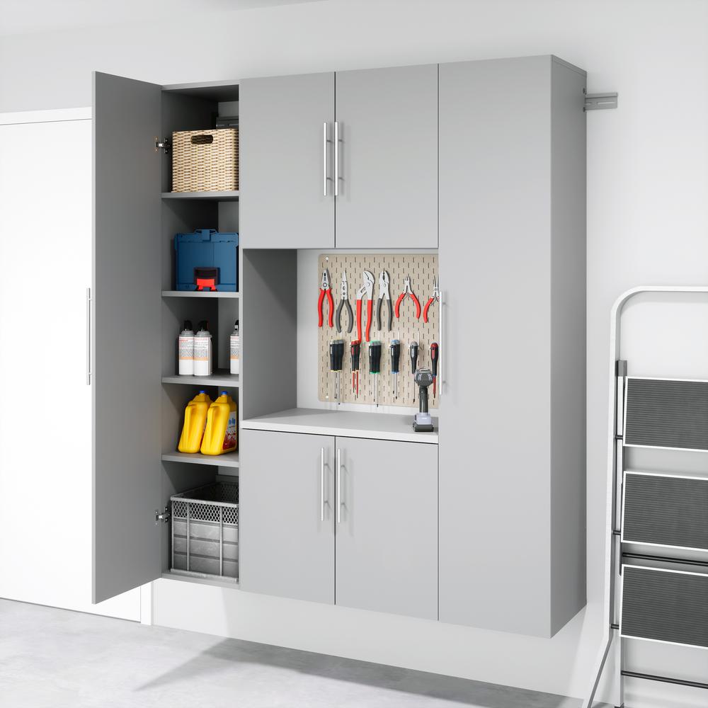 Gray HangUps Work Storage Cabinet Set Q - 4pc. The main picture.