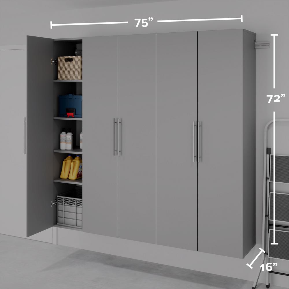 Gray HangUps Work Storage Cabinet Set R - 3pc. Picture 13