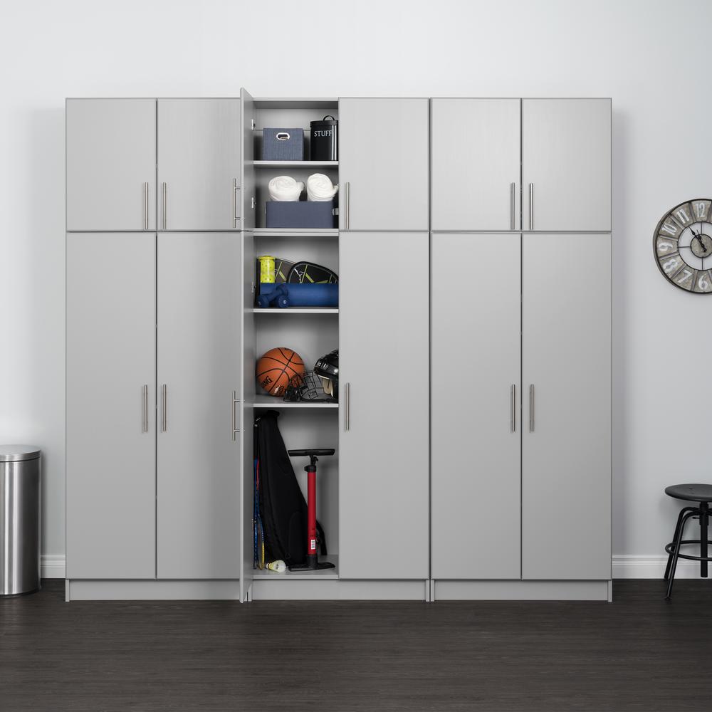 Elite 32" Storage Cabinet, Light Gray. Picture 10