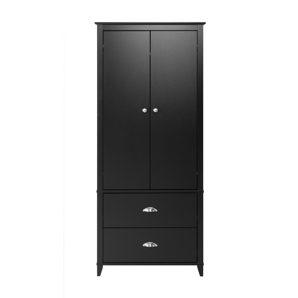 Yaletown Armoire, Black. Picture 1
