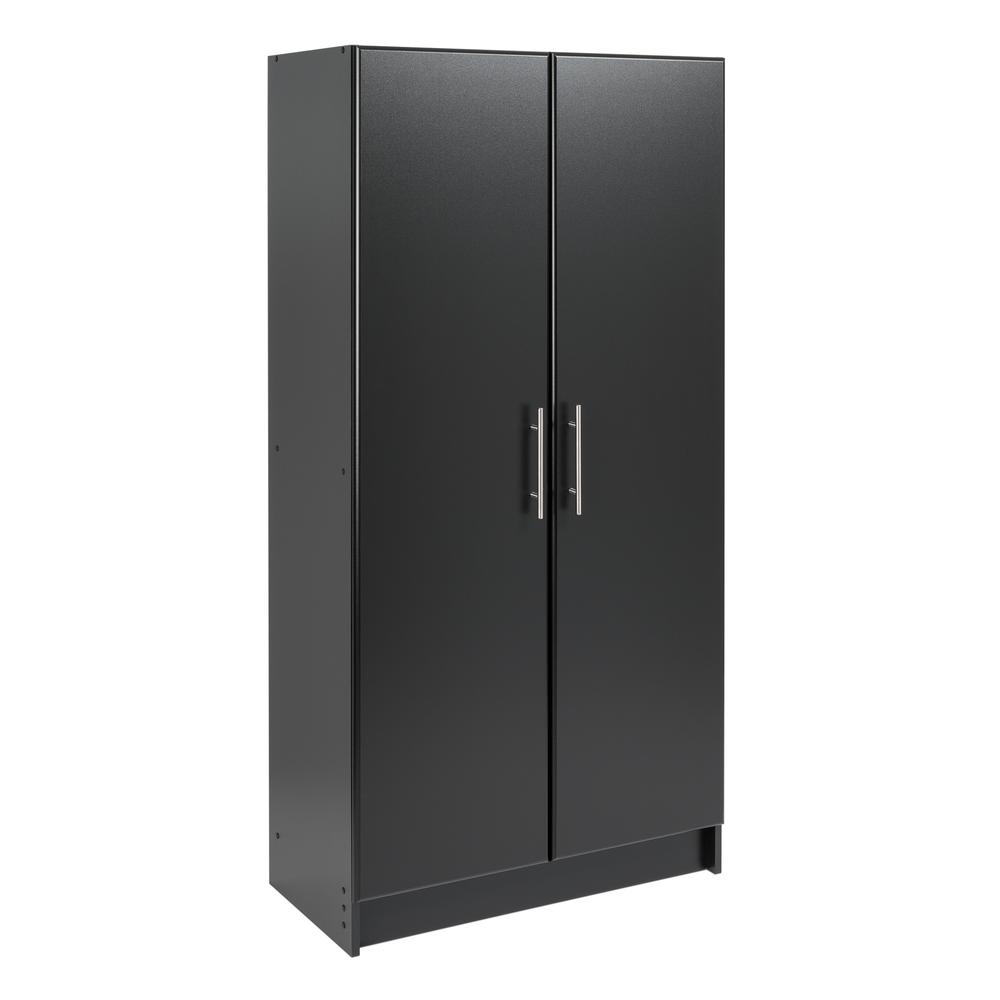 Elite 32" Storage Cabinet, Black. Picture 1