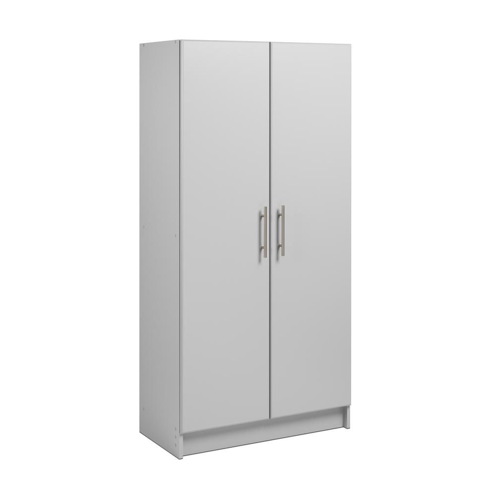 Elite 96" Storage Cabinet Set D - 6 pc - Light Gray. Picture 1