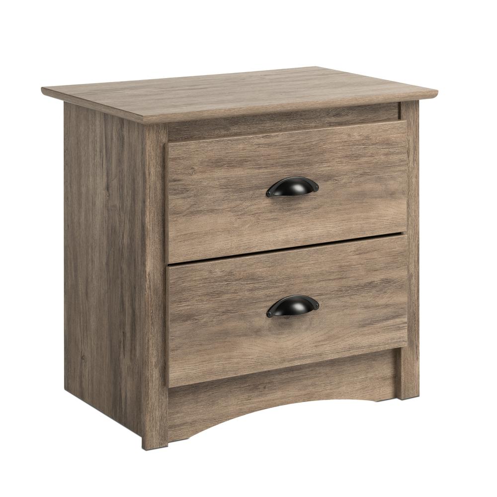Salt Spring 2-Drawer Nightstand, Drifted Gray. Picture 1