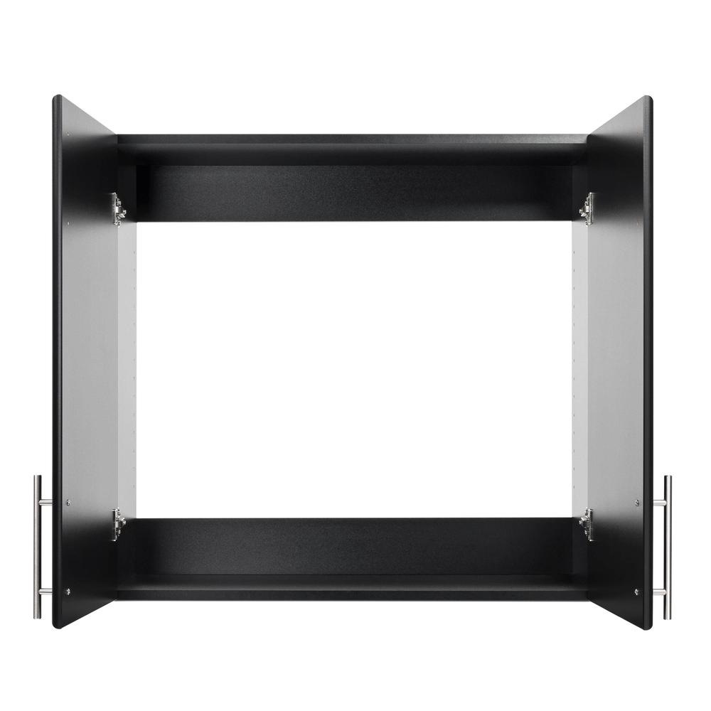 Elite 32” Wall Cabinet, Black. Picture 4