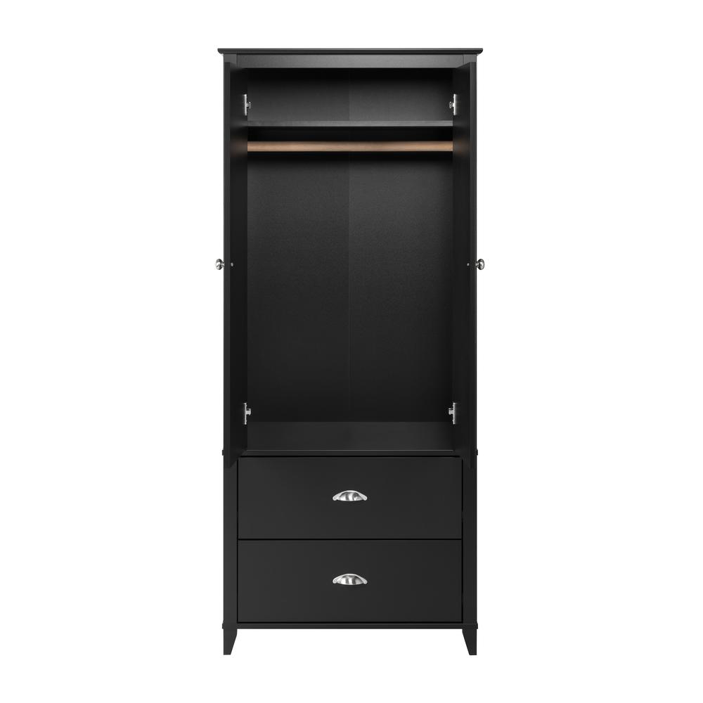 Yaletown Armoire, Black. Picture 4