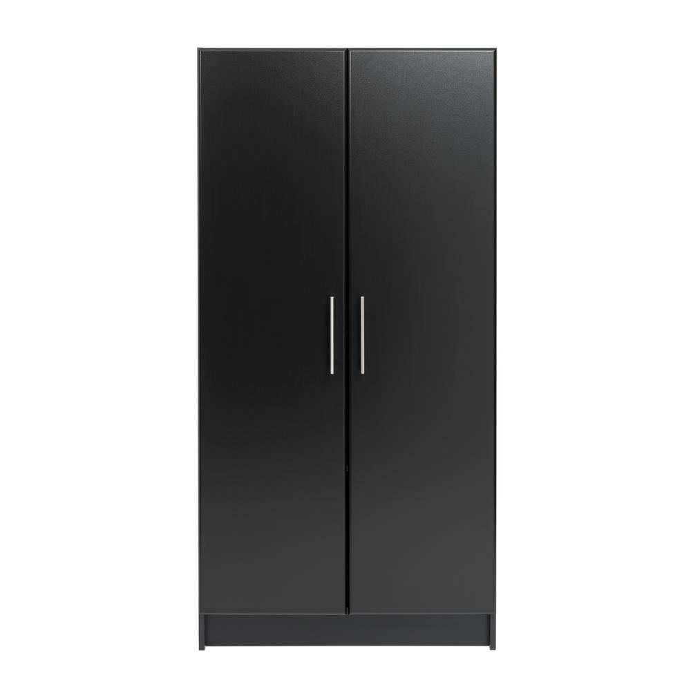 Elite 32" Storage Cabinet, Black. Picture 3
