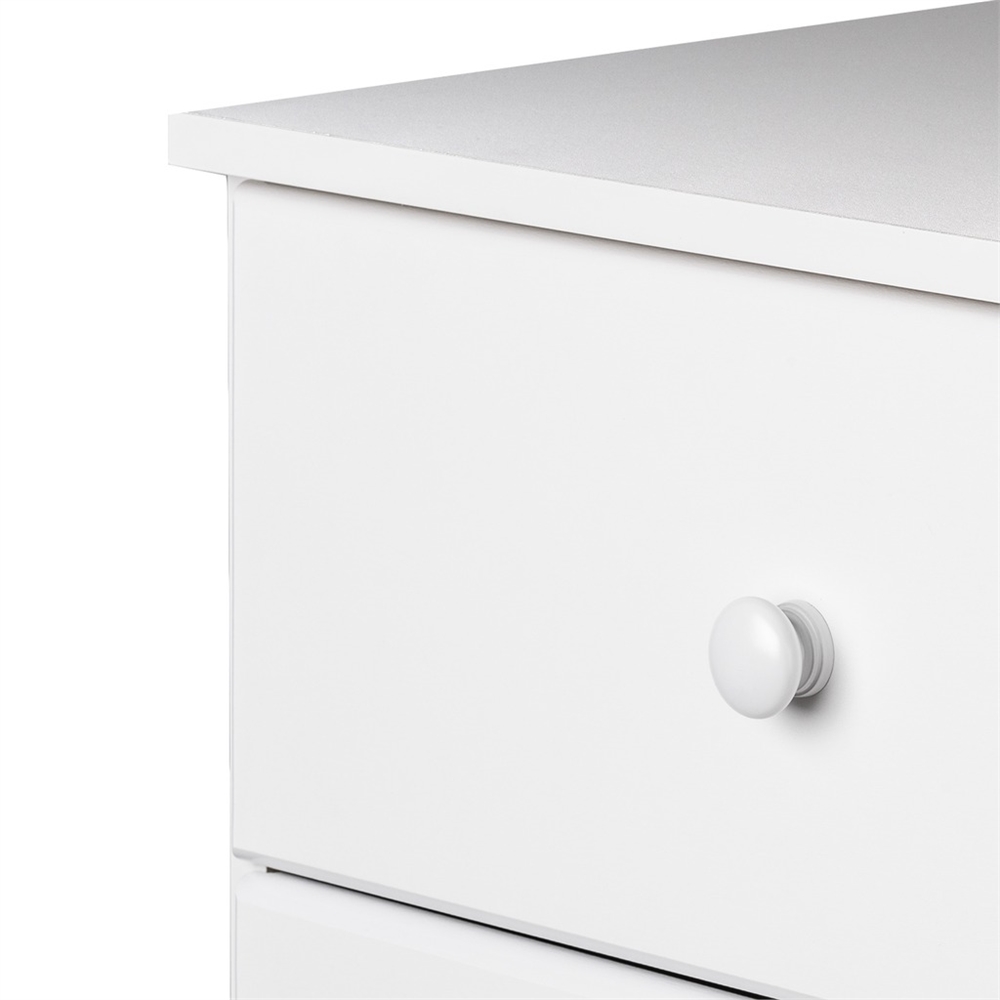 Astrid 4-Drawer Dresser, White. Picture 2