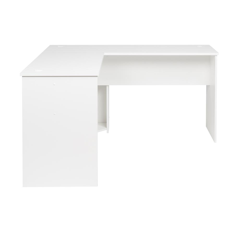 L-shaped Desk, White. Picture 4