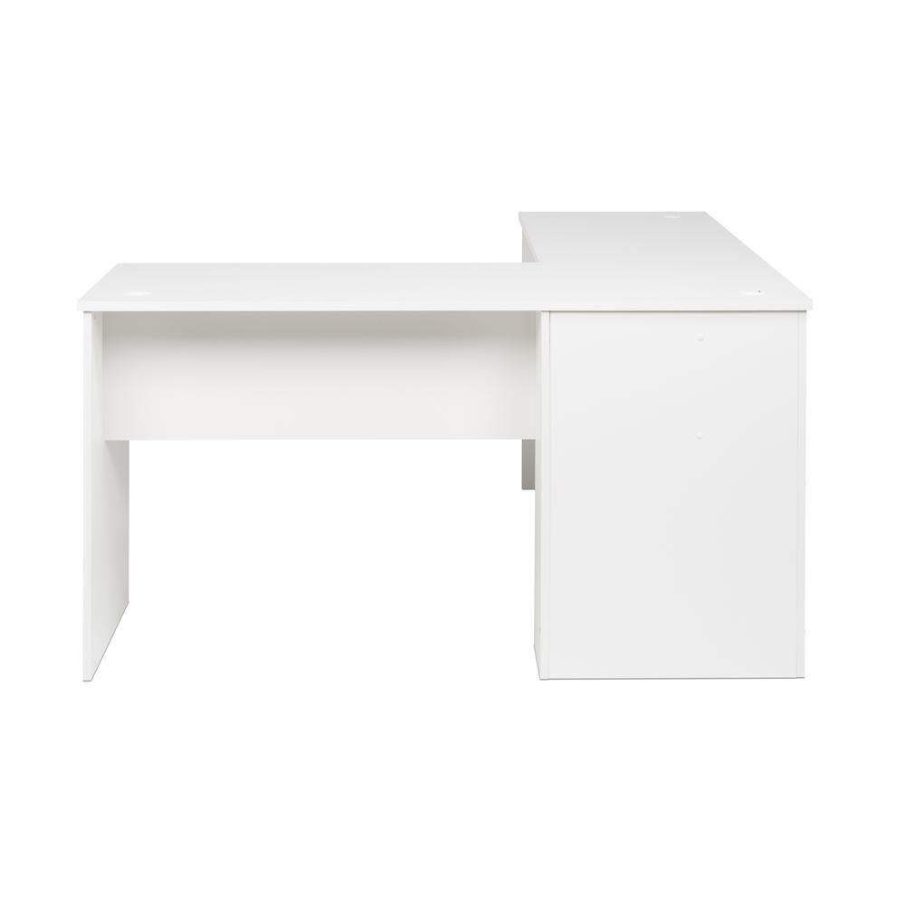 L-shaped Desk, White. Picture 5