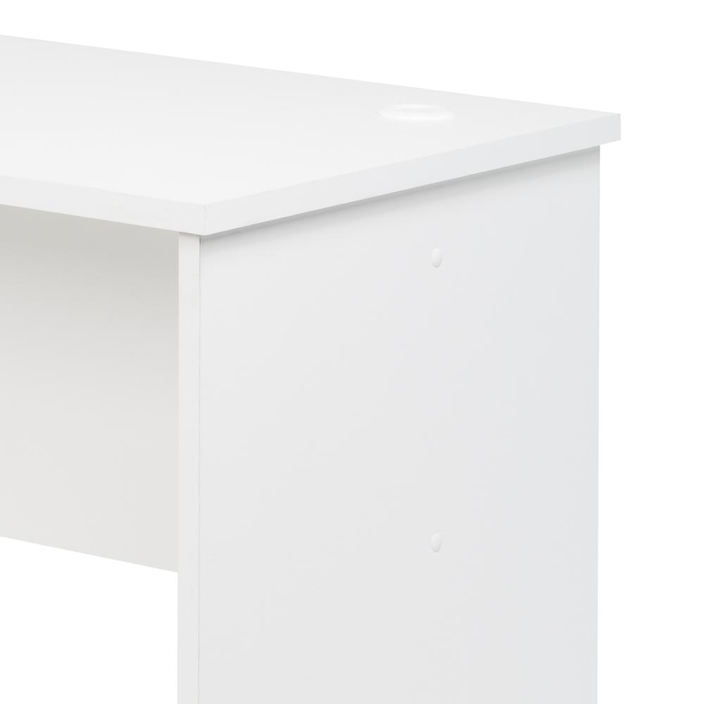 L-shaped Desk, White. Picture 6