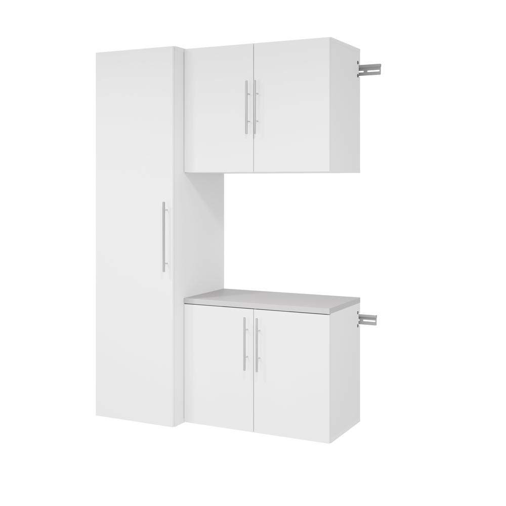 White HangUps Work Storage Cabinet Set S - 3pc. Picture 1