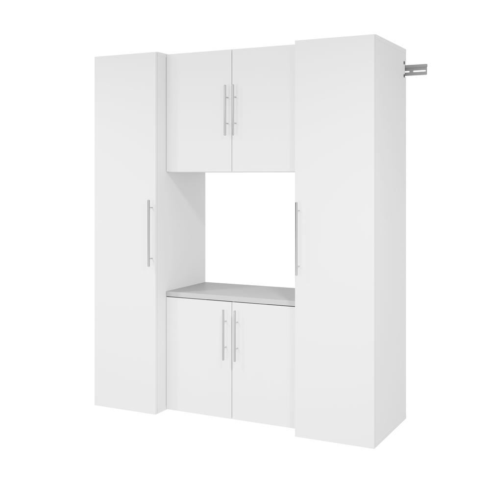 White HangUps Work Storage Cabinet Set T - 4pc. Picture 6