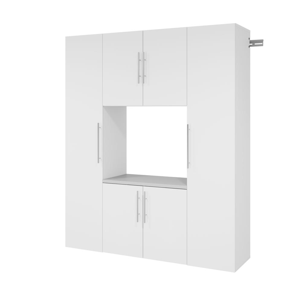 White HangUps Work Storage Cabinet Set Q - 4pc. Picture 8