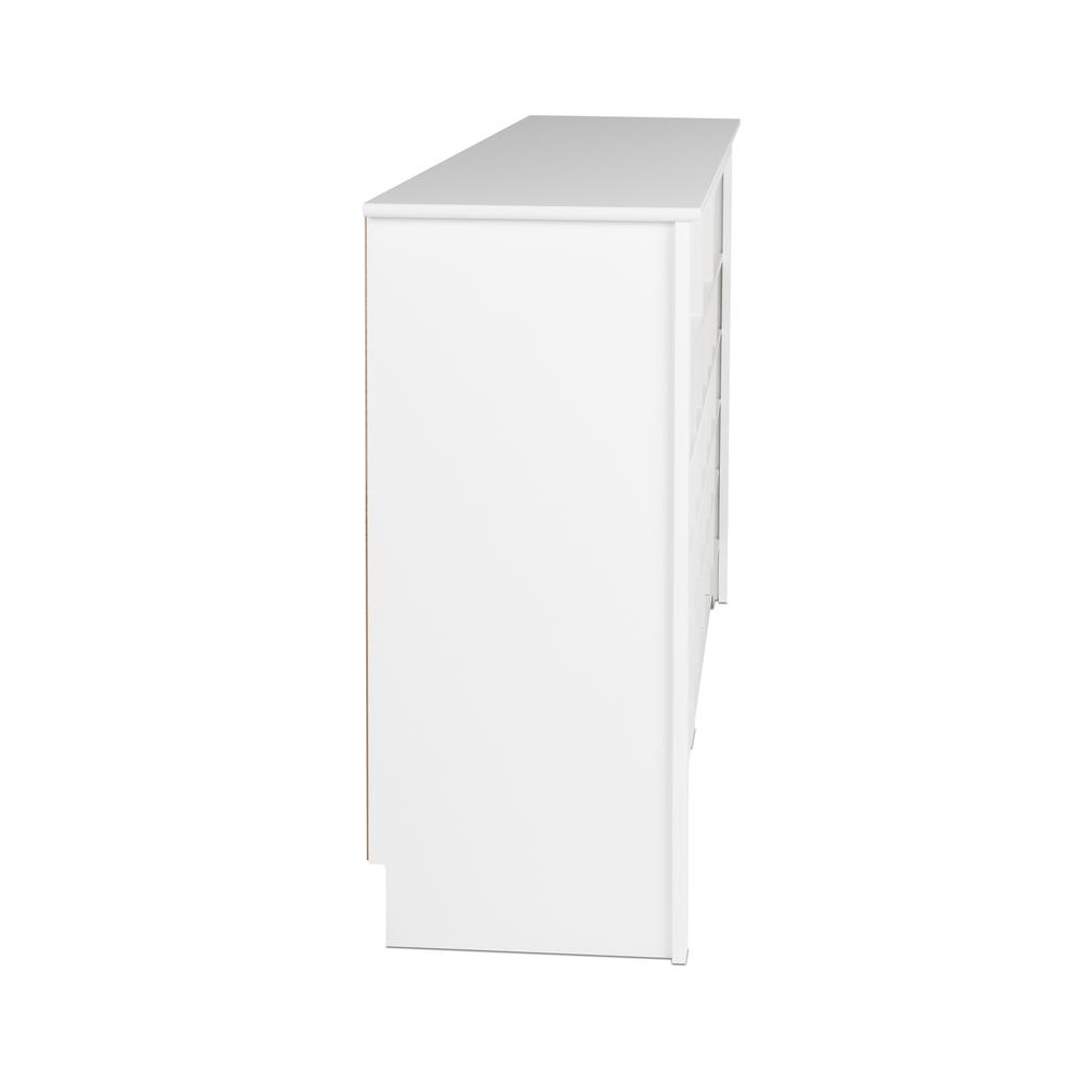 60 inch Shoe Cubby Console , White. Picture 10